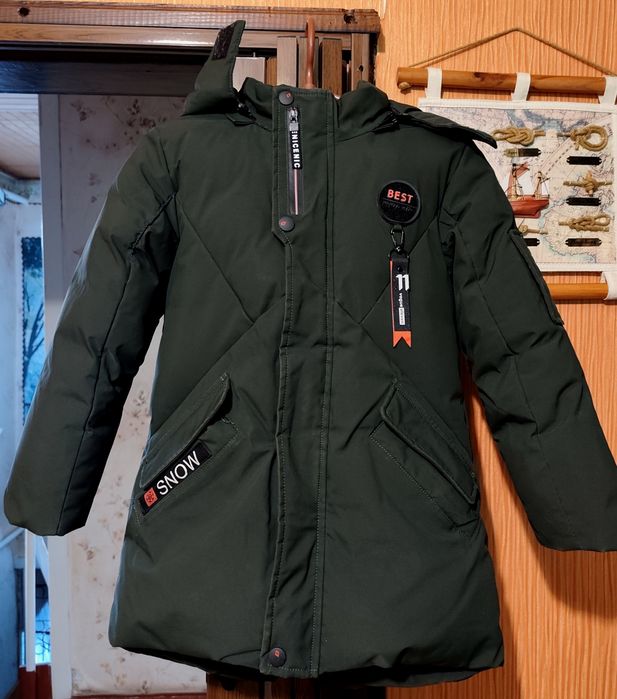 Парка детская на рост 116 см