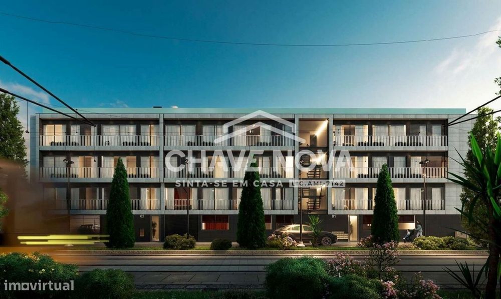 Apartamento T2 c/ varanda - Empreendimento THE LINE - Boavista