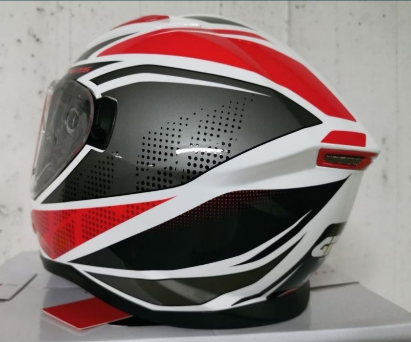 Capacete Integral Givi 50.6 Stoccarda Nero Rosso ( NOVOS )