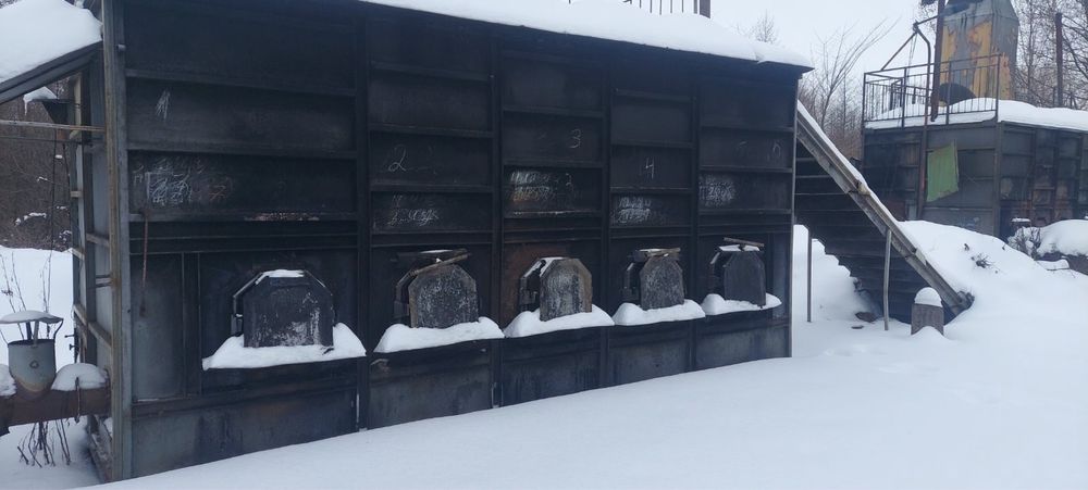 Піч  виробництва деревного вугіля ,непреривного действія , босса 5