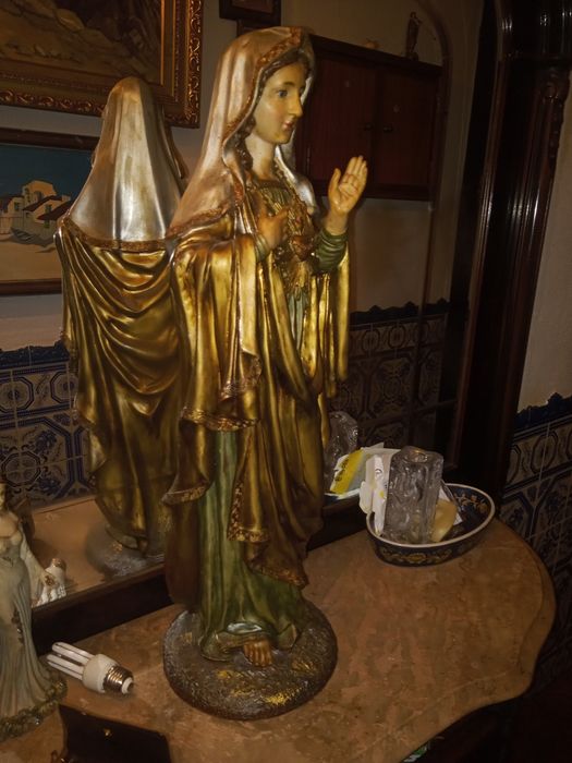 Espetaculares figuras antiga em marfinite ...
50/60 CMS alta