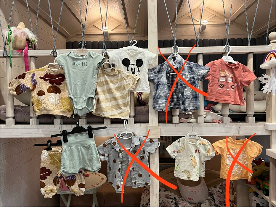 Футболки, комплекты + шорты, штаны H&M,Benetton, 4 мес - 3 года-30грн