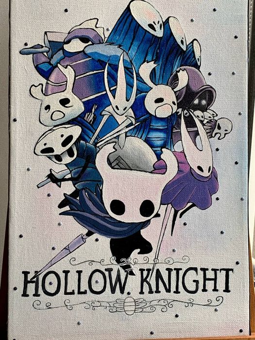 Hollow Knight (Картина Маслом)