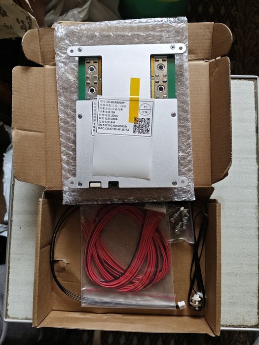 ЖК-мониторы  JK BMS 3.2    Smart BMS JK B2A8S20P - HC 12(24)  V19.