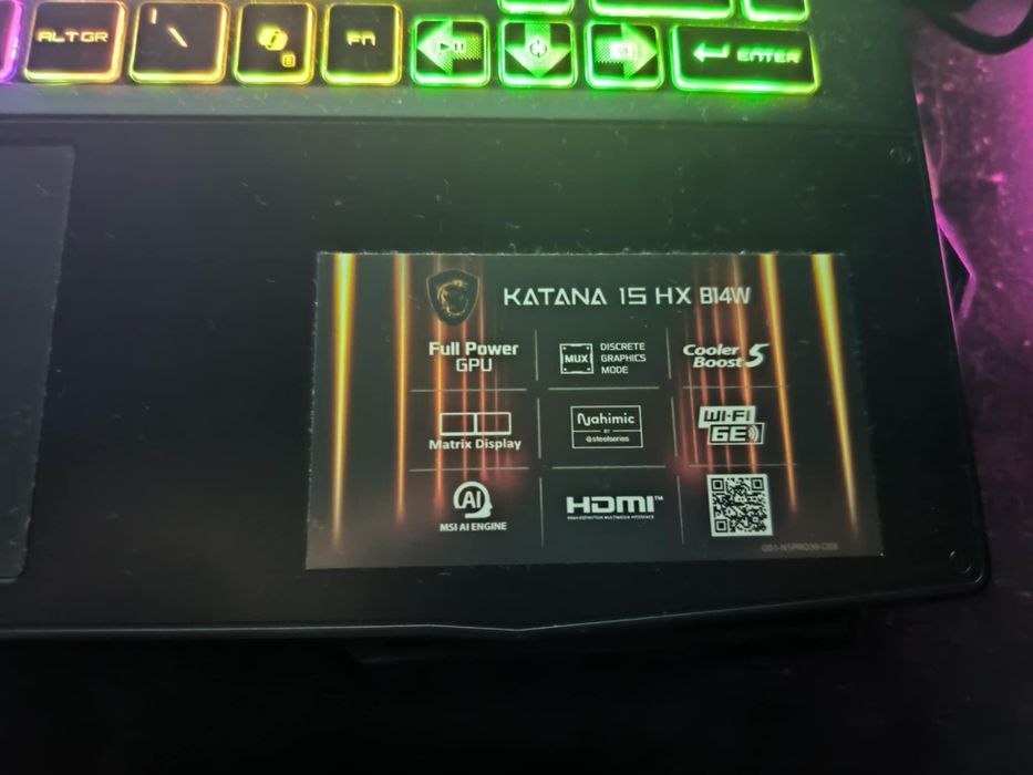 MSI Katana 15 HX B14WFK-605XPL i7-14650HX / 16 GB / 512 GB / RTX 5060