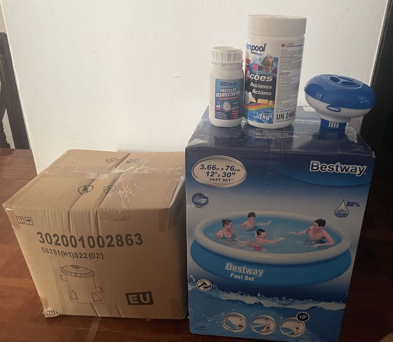 Piscina Bestway com motor