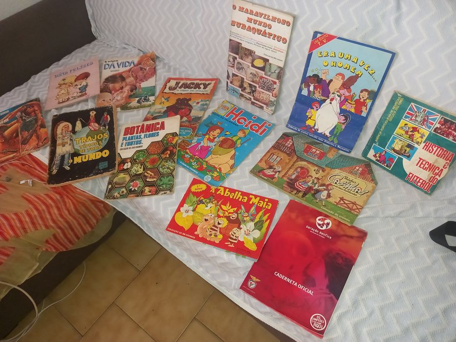 Lote de cadernetas de cromos