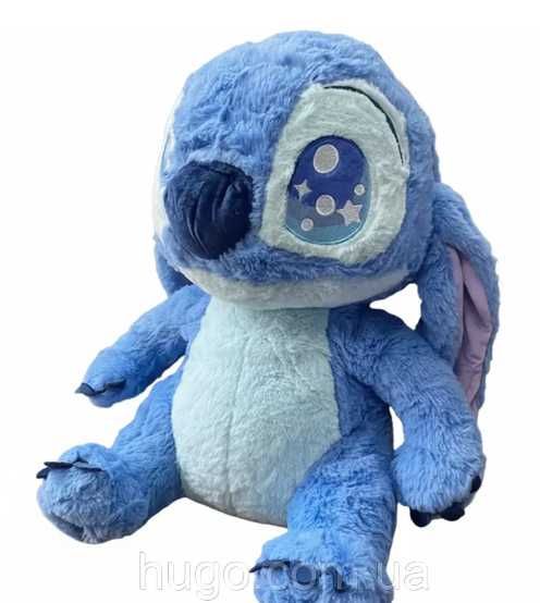 Великий Плюшевий Стіч Велика М'яка Іграшка Обіймусь 40см Игрушка Стич