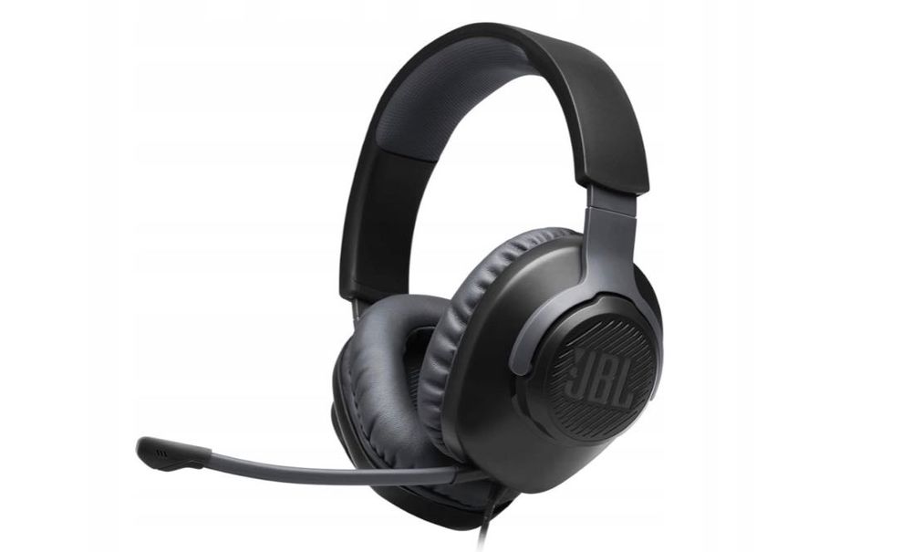 Słuchawki wokółuszne JBL Quantum 200 czarne.POWYSTAWOWE