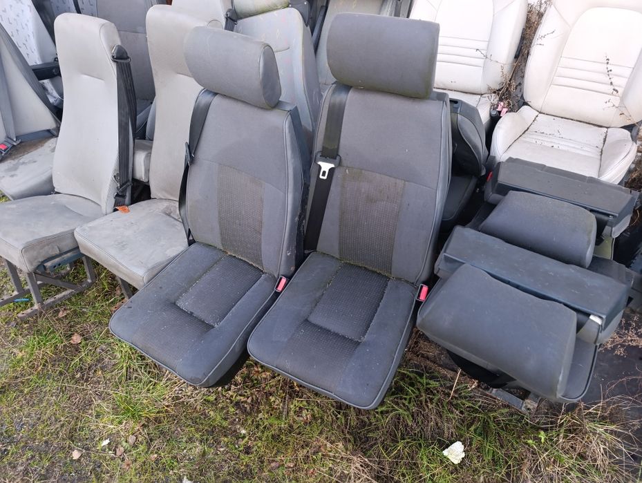 Fotel fotele pojedyncze VW t5 t6 różne kolory z pasami