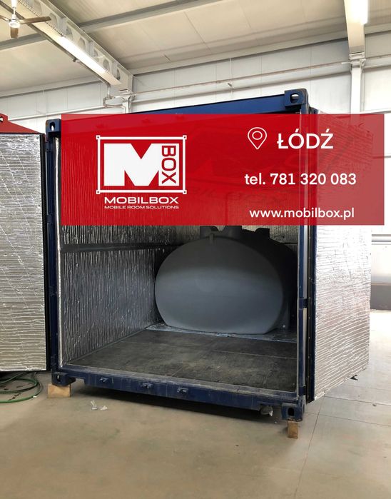 kontener ze zbiornikiem na wodę 6000 l, zbiornik na wodę, kontener