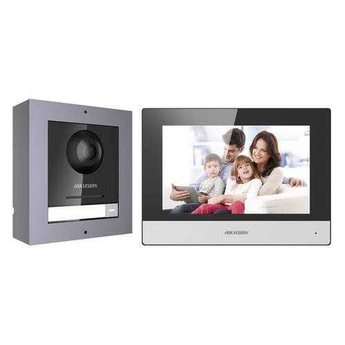 Hikvision DS-KIS602 – Videoporteiro IP com App Wi-Fi e Abertura Remota