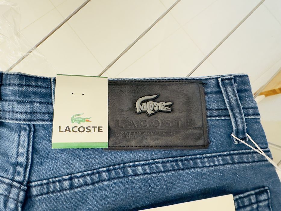 Lacoste spodnie jeansowe męskie