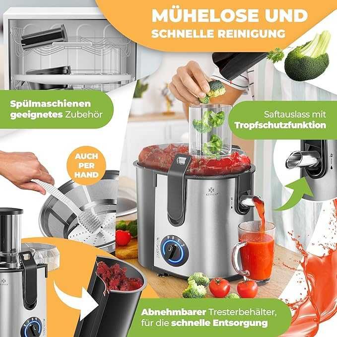 KESSER® Sokowirówka do owoców i warzyw 1100 wat