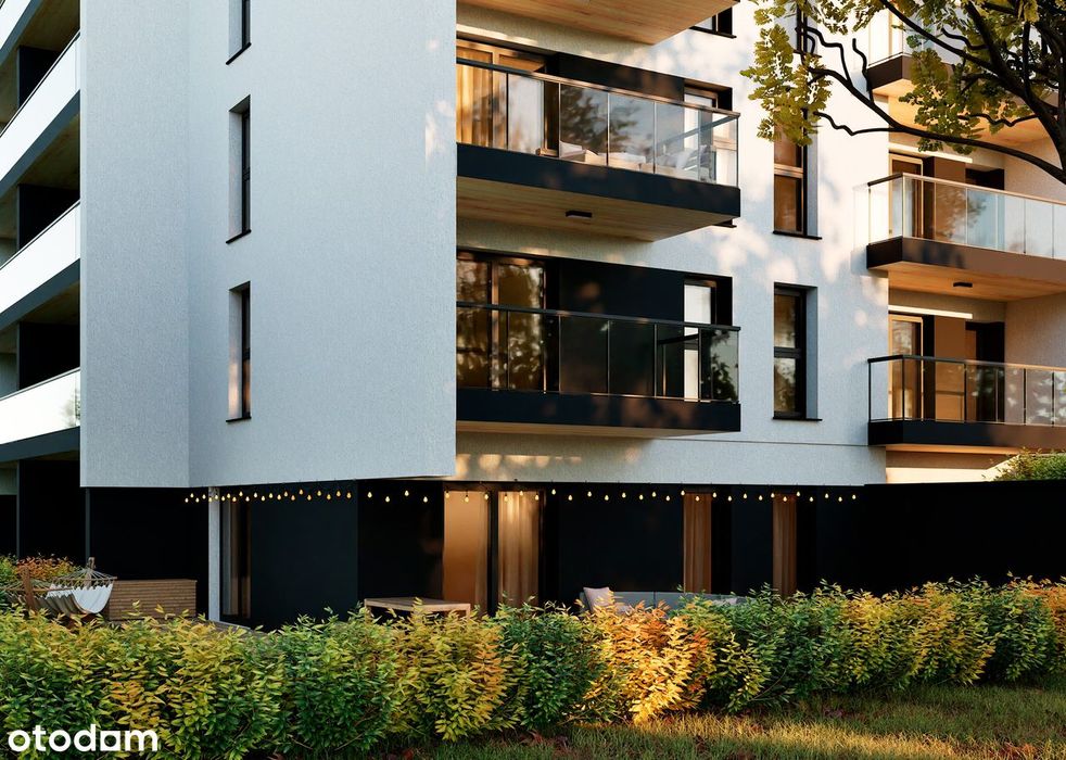 3-pokojowe mieszkanie 62m2 +  bardzo duży ogródek (ok 130m2)