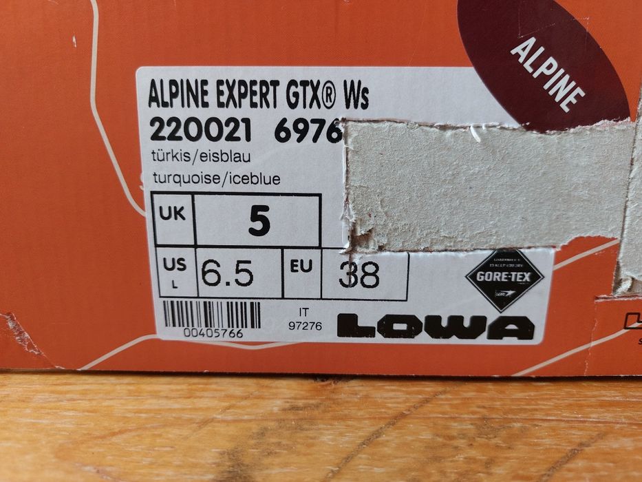 Lowa Alpine Expert GTX Ws, trekkingowe, r. 38