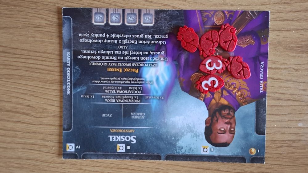 70x Żetony życia do gry Aeon's End