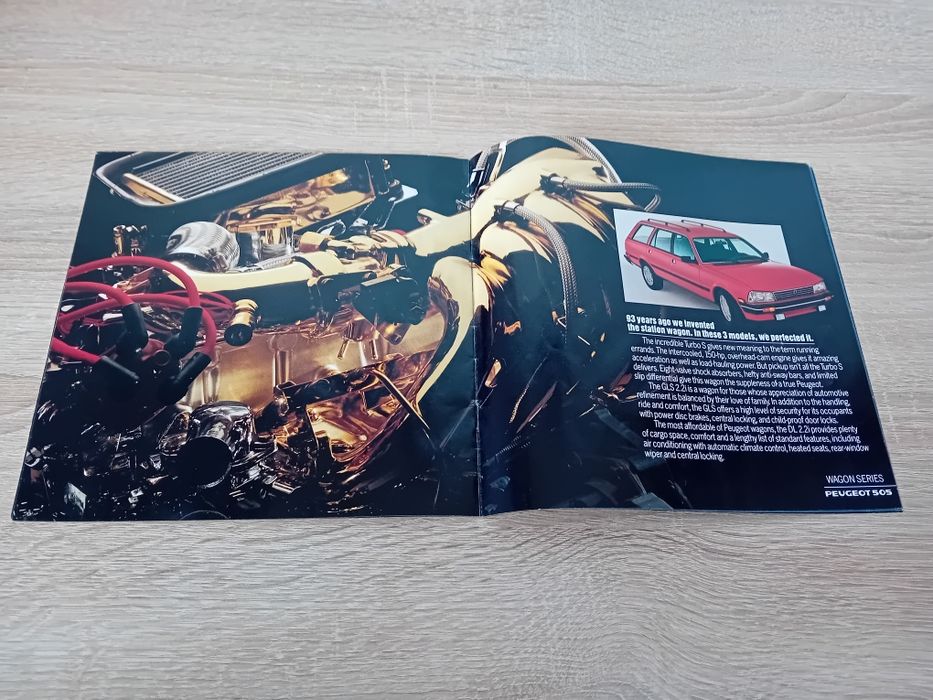 Katalog prospekt Peugeot  505