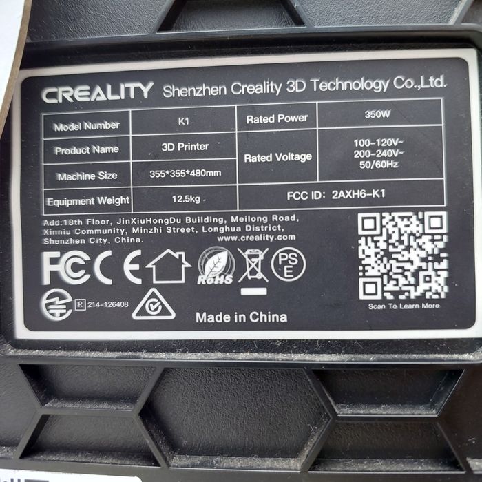 3 d принтер CREALITY K1