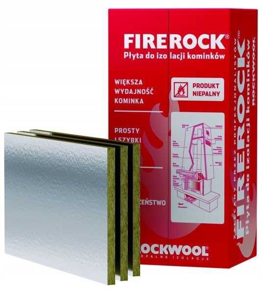 Wełna kominowa FIREROCK 25 mm (1x0,6m) płyty