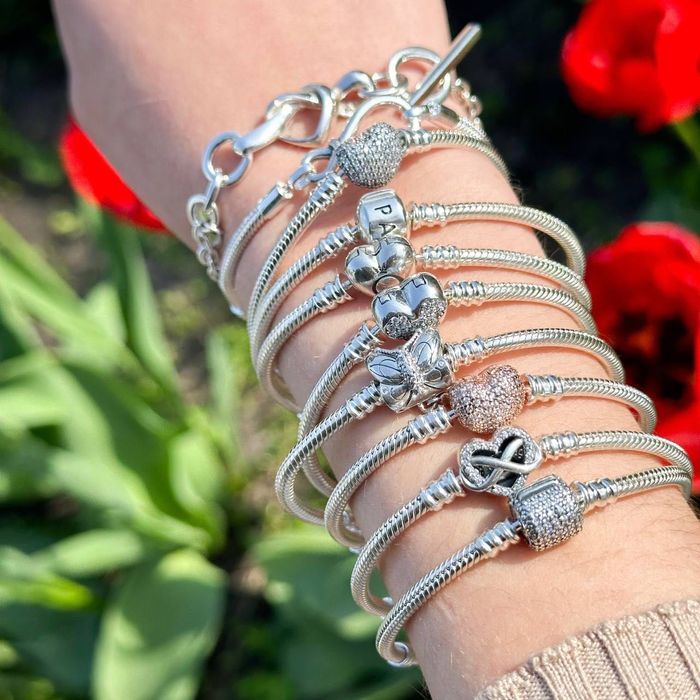 срібний браслет Pandora (925 проба)