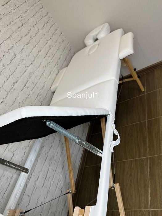 Масажний стіл 3-х секційний, массажный стол кушетка бук деревянный