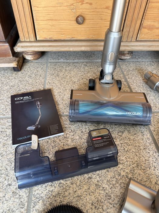 Aspirador e Esfregona Vertical Cecotec Conga Rockstar 12500 Stellar AquaPet Flex