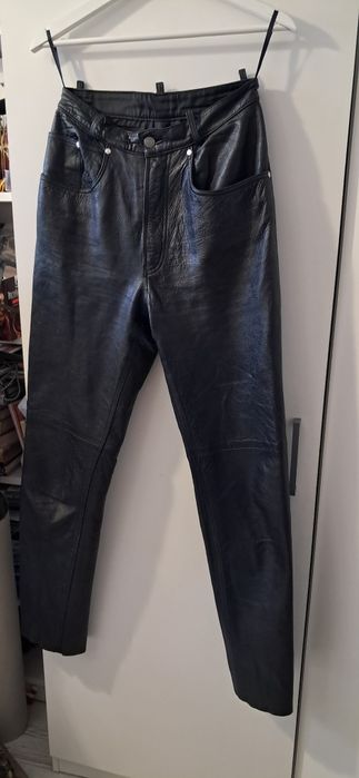 Spodnie skórzane  rozm 36