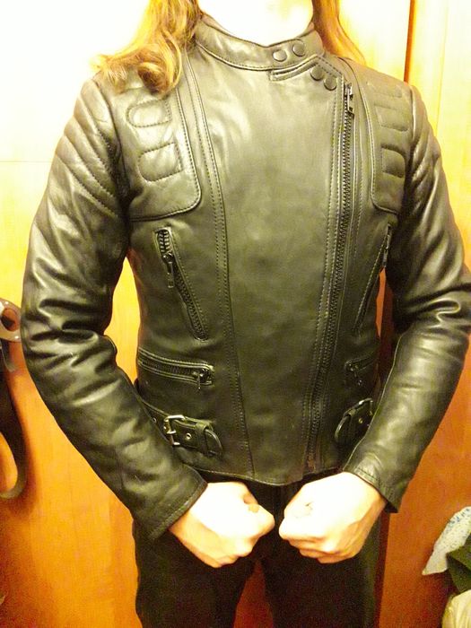 Куртка-косуха мотоциклетная,  кожа