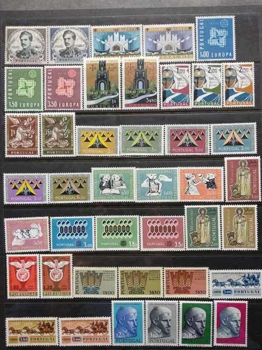 Selos Portugal de 1961 a 1965 - completo