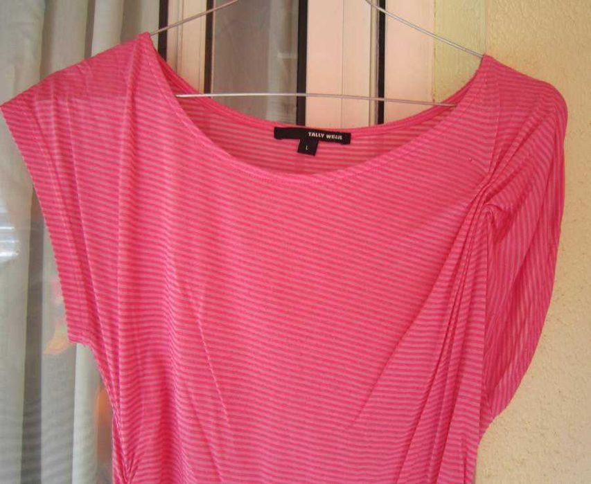 Blusa Rosa Riscas - Tally Weijl - Tamanho 36