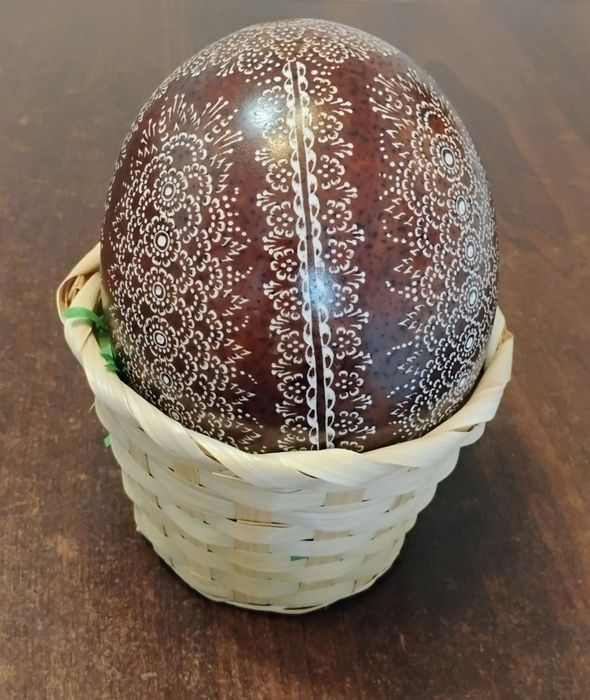 Kroszonka / pisanka z jaja strusiego