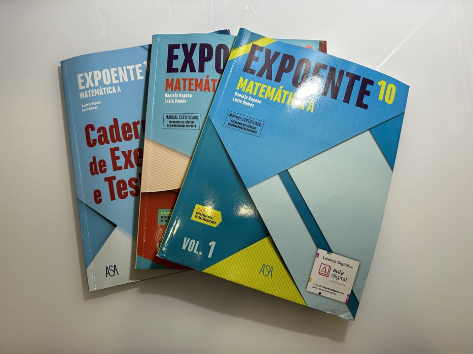 Expoente 10 - manuais e cadernos de atividades