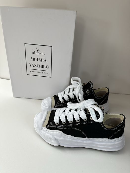Maison Mihara Yasuhiro Hank OG Sole Canvas Low Black