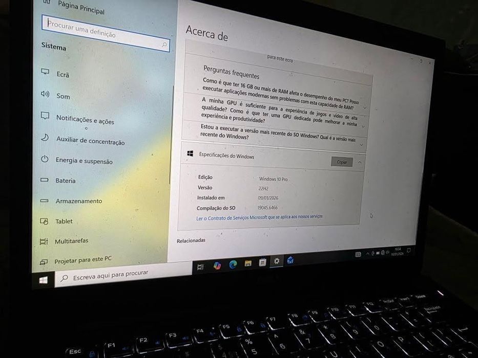 Portátil Dell – Windows 10 Pro
