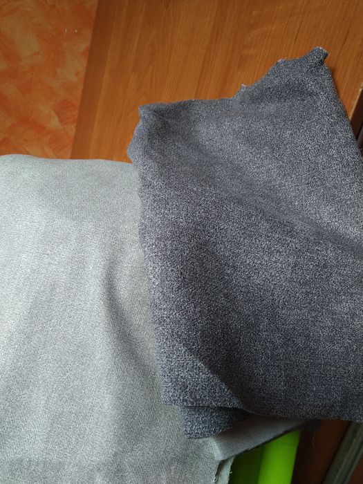 Materiał nowy obiciowy tapicerski ciemno i szary i jasno szary
