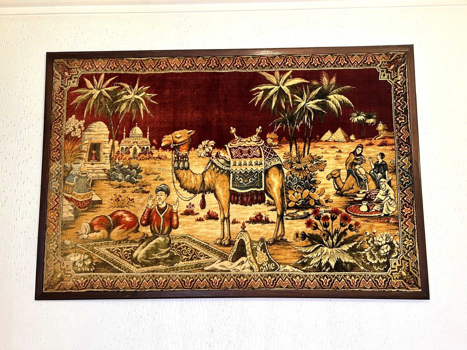 Quadro de Tapeçaria Vintage "Oásis"