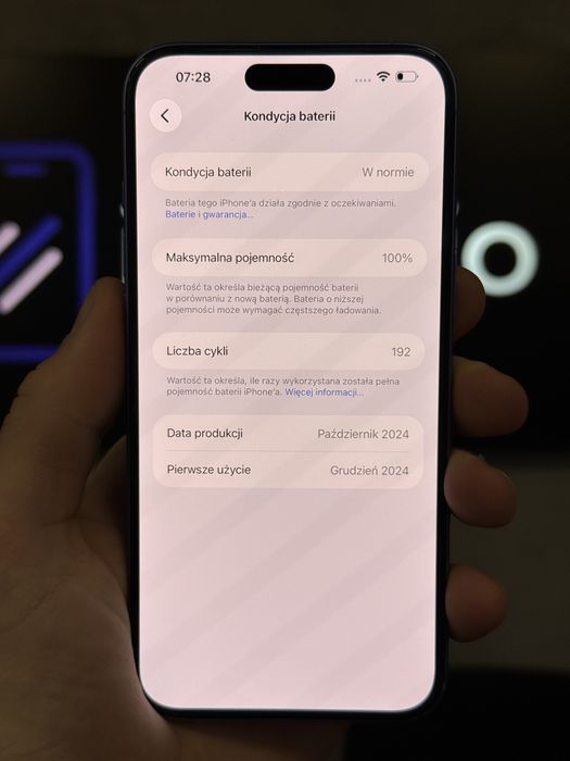 RATY 0% iPhone 16 Plus 128GB BATERIA 100% GWARANCJA 12 miesiecy!!!