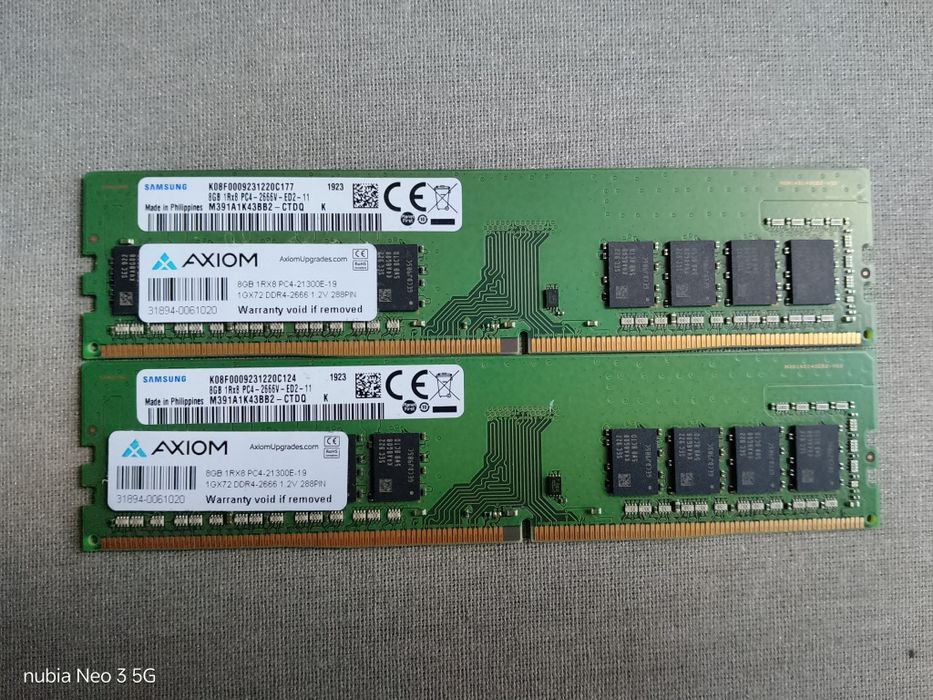 ОЗУ Samsung B-die 16gb (8+8)