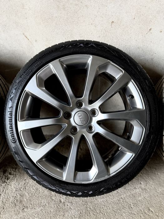Oryginalne koła felgi Audi 18" 5x112 ET54 + Opony Continental