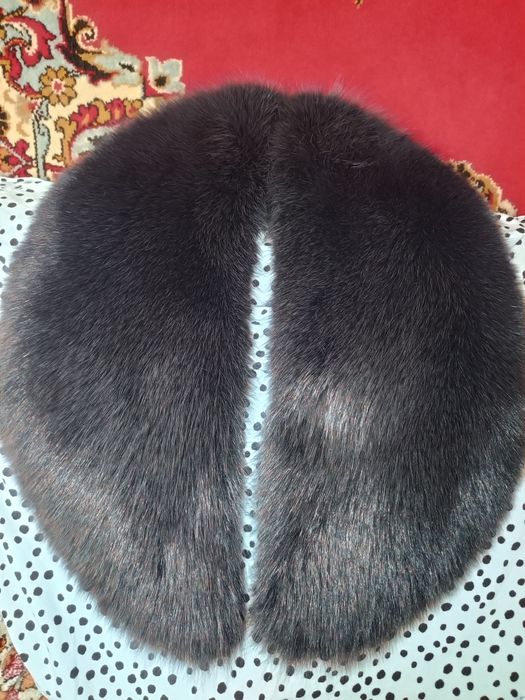 Меховой воротник из чернобурки новый