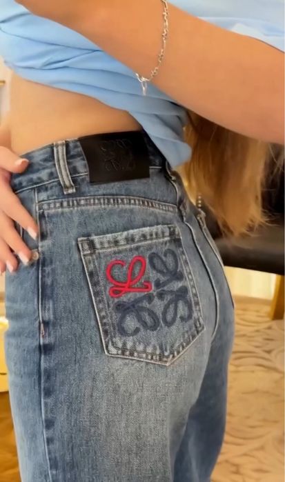 Джинси Loewe жіночі прямі — zdjęcie 4