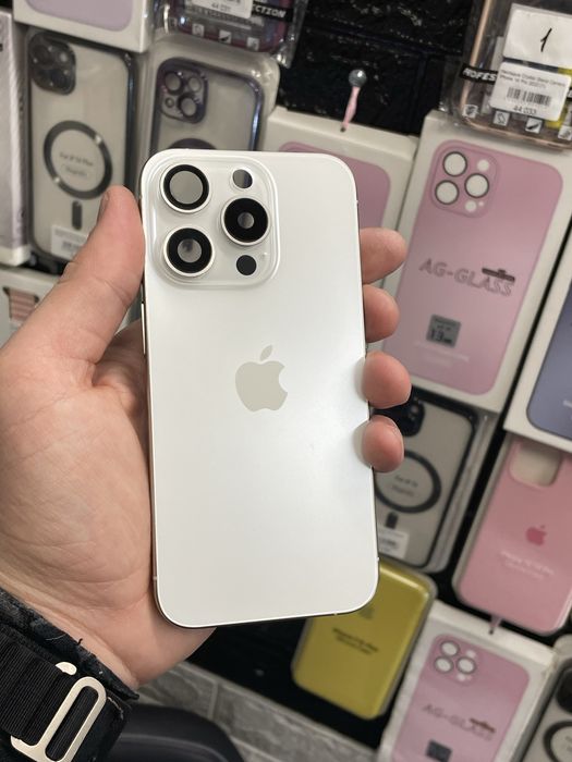 Продам корпус панель apple iPhone 15 Pro 14 Pro White Gold
