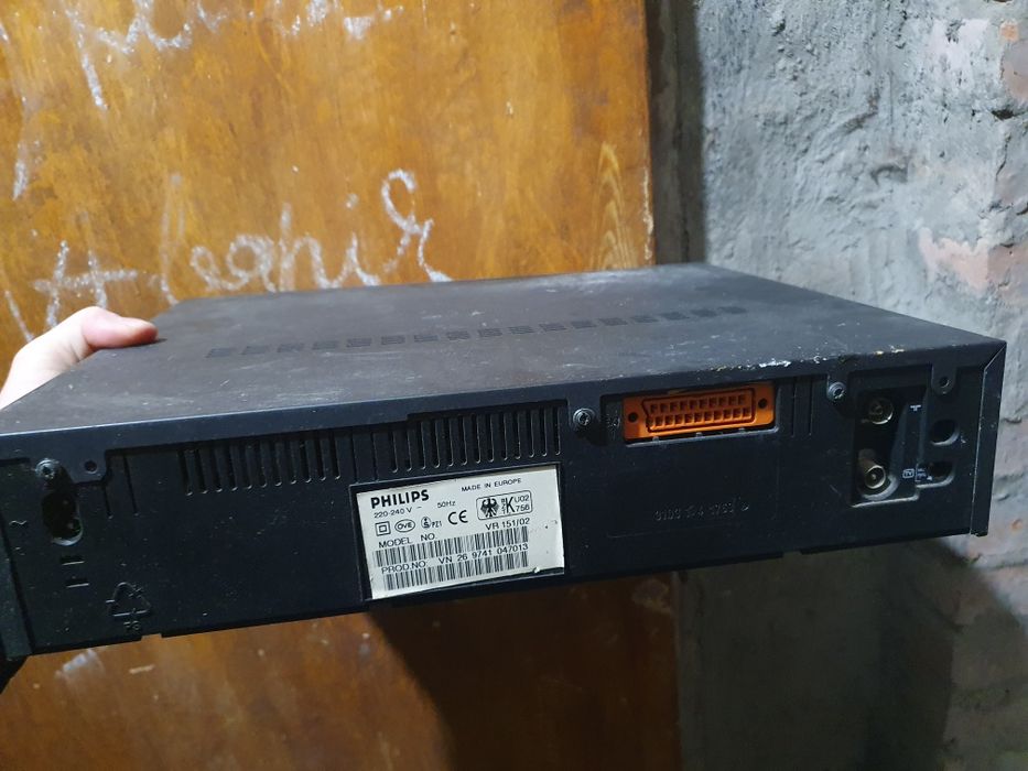 Видеомагнитофон vhs philips vr151 відеомагнітофон відак касета рекорд