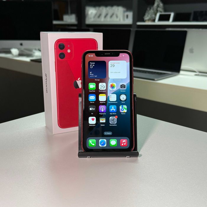 Смартфон iPhone 11 2019 Product Red на 128ГБ, ГАРАНТІЯ 90177
