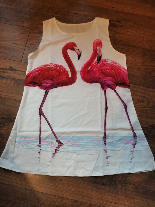 Koszula, tunika, sukienka M flamingi
