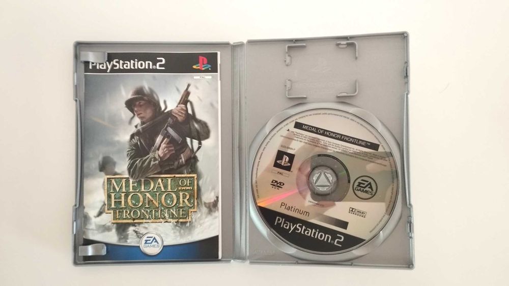 PS2 - Medal of Honor Frontline - Completo com Manuais