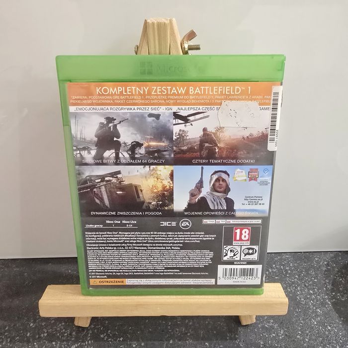 Battlefield 1 Rewolucja xbox one wersja PL