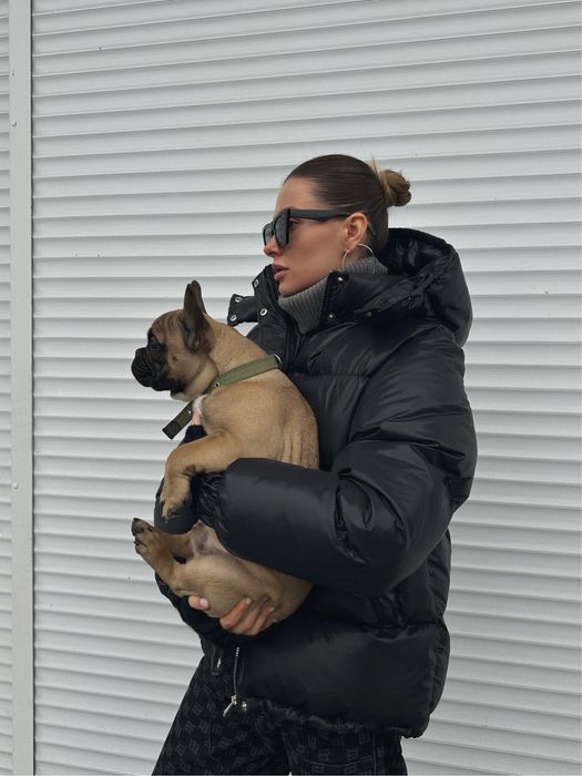 Пуховик чорний новий