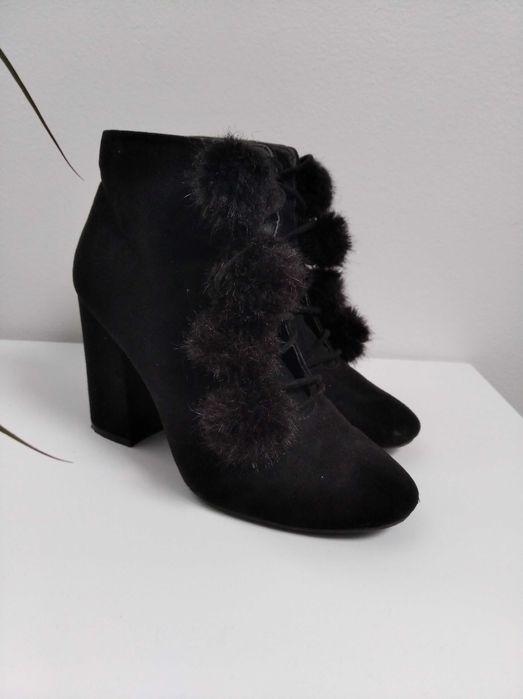 Botki czarne Primark 38